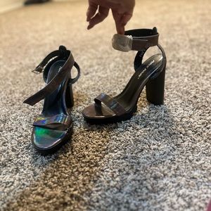 Public desire metallic heels